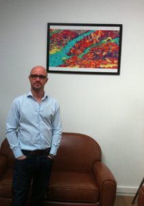 Bertrand Pichot, expert publicité numérique, dans les bureaux d'Adnovia